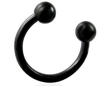 Piercingsmycke cirkulär barbell. Tjocklek ca 1,6 mm. Diameter ca 8 mm.